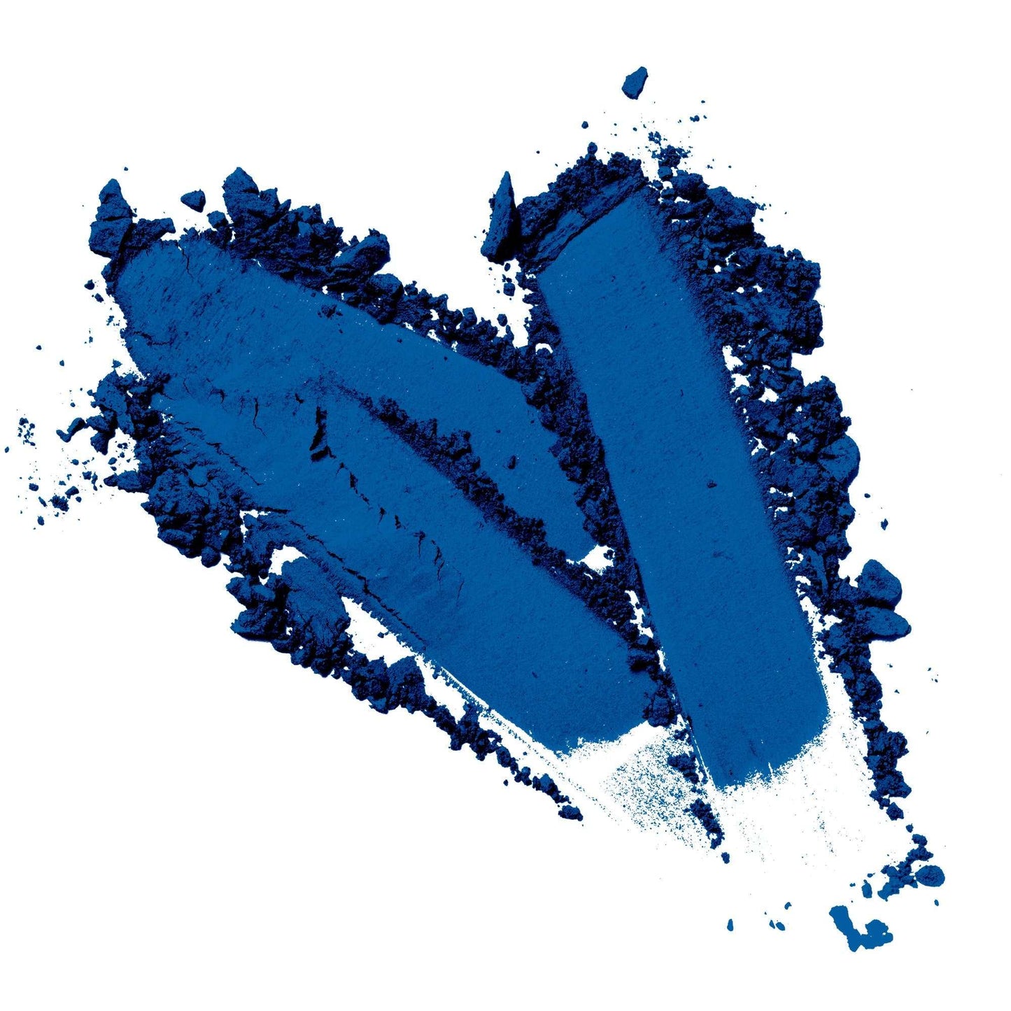 Vivid blue talc-free eyeshadow with creamy texture and soft shimmer.