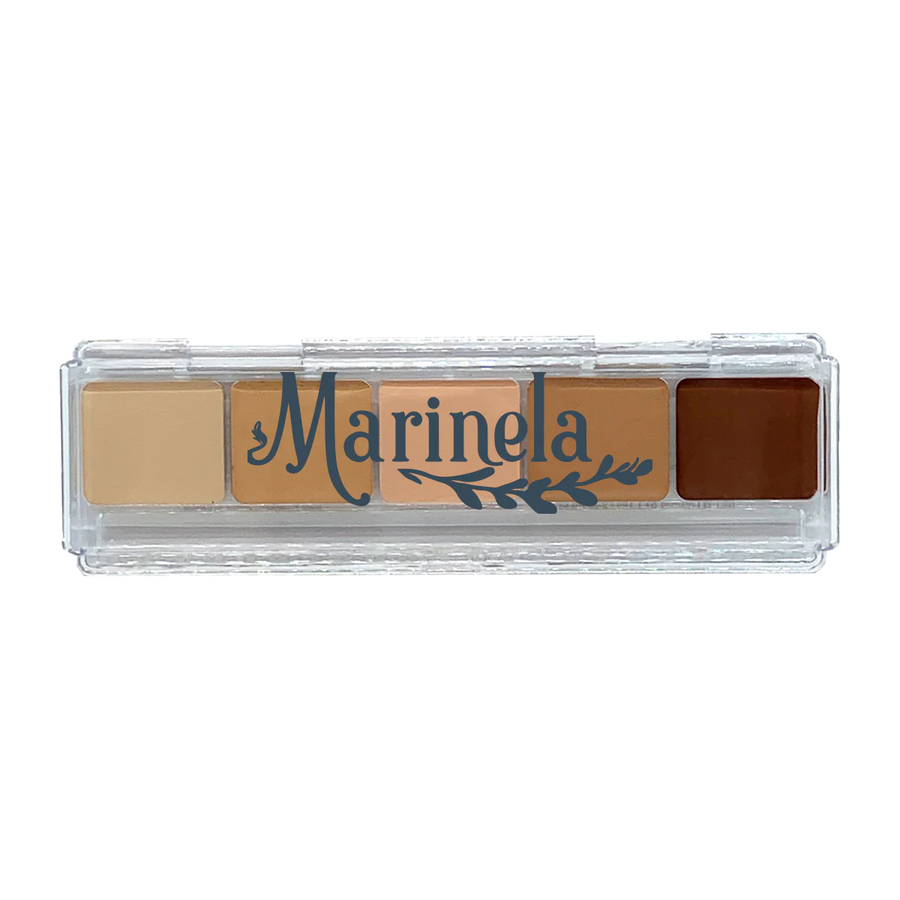 Perfect Face Concealer Tray with multiple shades for full coverage and imperfection concealment.