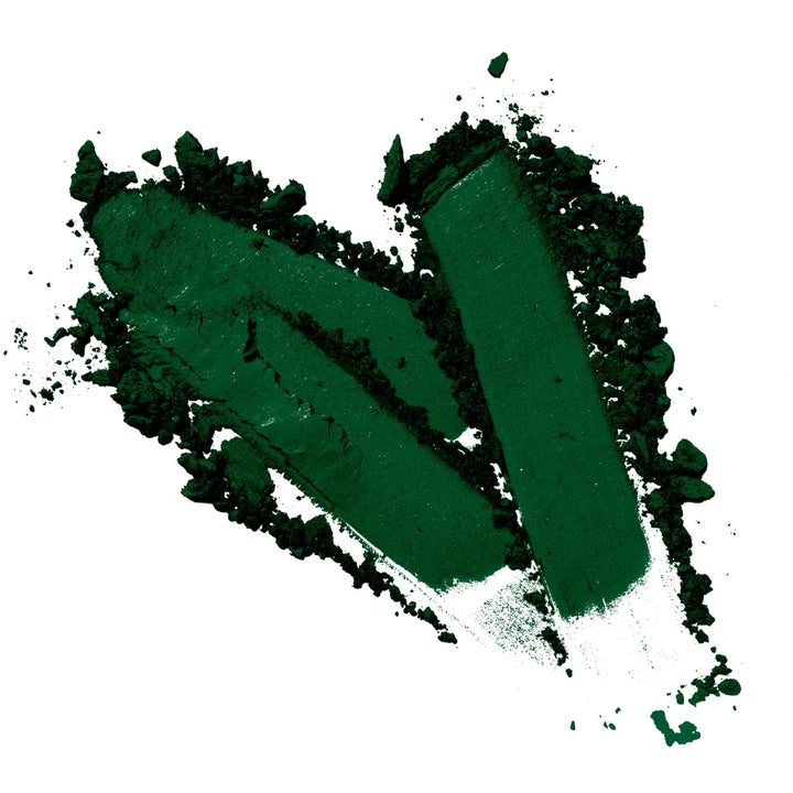 Talc-free green eyeshadow with creamy texture, highly pigmented and vegan.