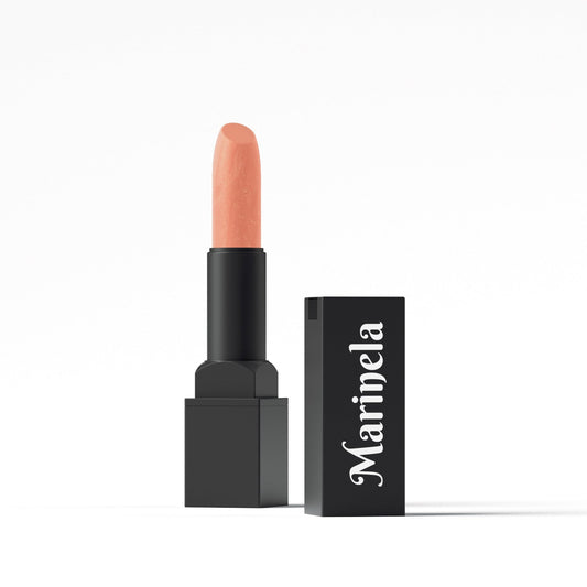 High-coverage lip stain, Purely Naked, with moisturizing oils and vitamin E, paraben-free, cruelty-free, long-lasting, net weight 0.11oz.